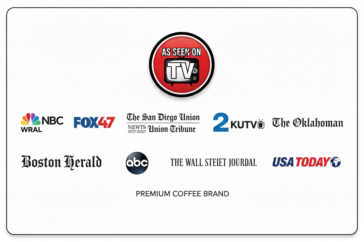 As Seen On Media Press Badge