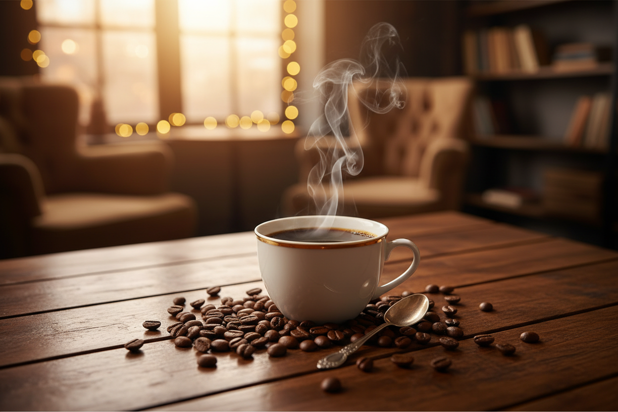 Coffee shop hero banner